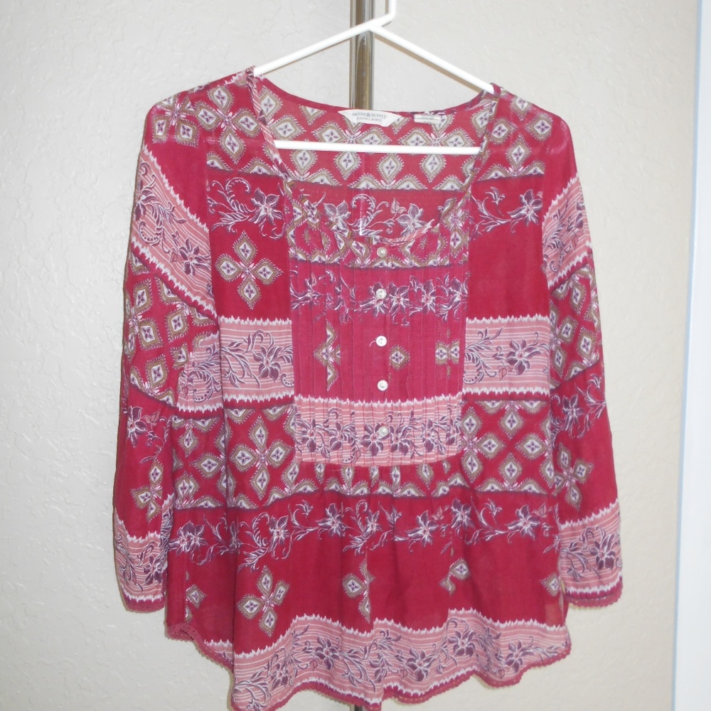 Denim & Supply Ralph Lauren boho peasant top S